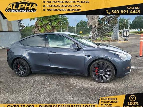TESLA MODEL Y 2022 7SAYGDEF0NF326606 image